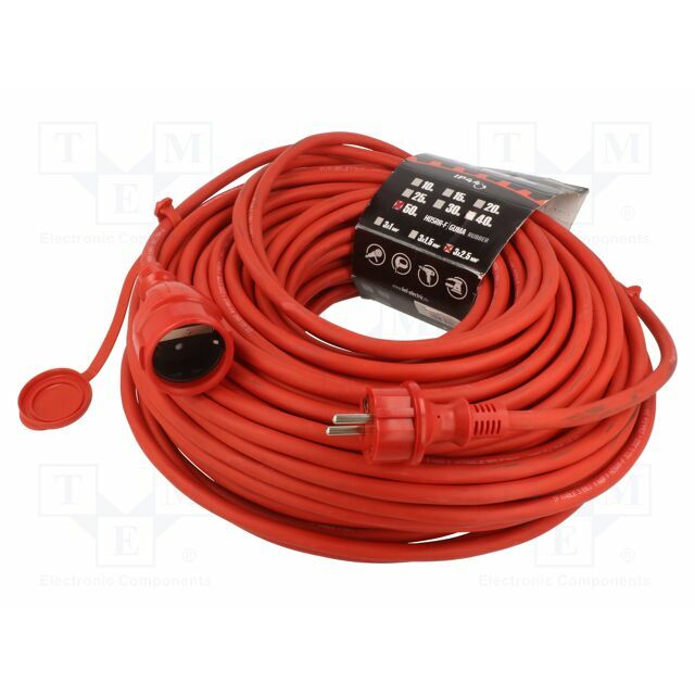 KEL Extension lead; H05RR-F; 3G2.5mm2