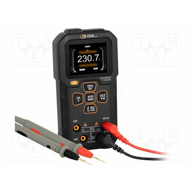 PCE INSTRUMENTS Digital multimeter; USB C