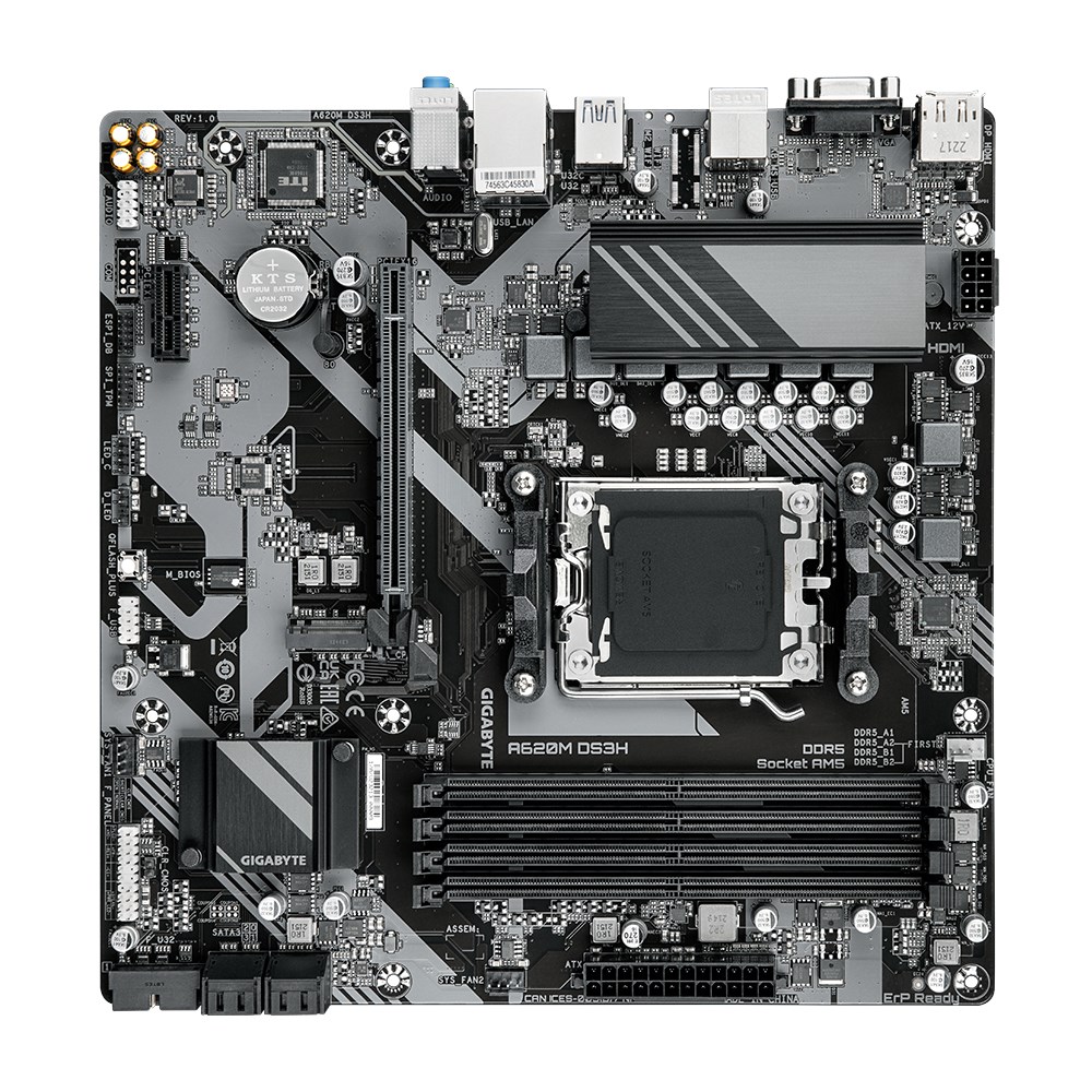 GIGABYTE A620M DS3H AM5 4DDR5 HDMI/DP