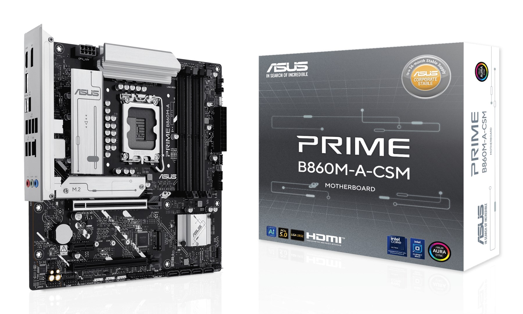 Mātesplate ASUS PRIME B860M-A-CSM — Intel