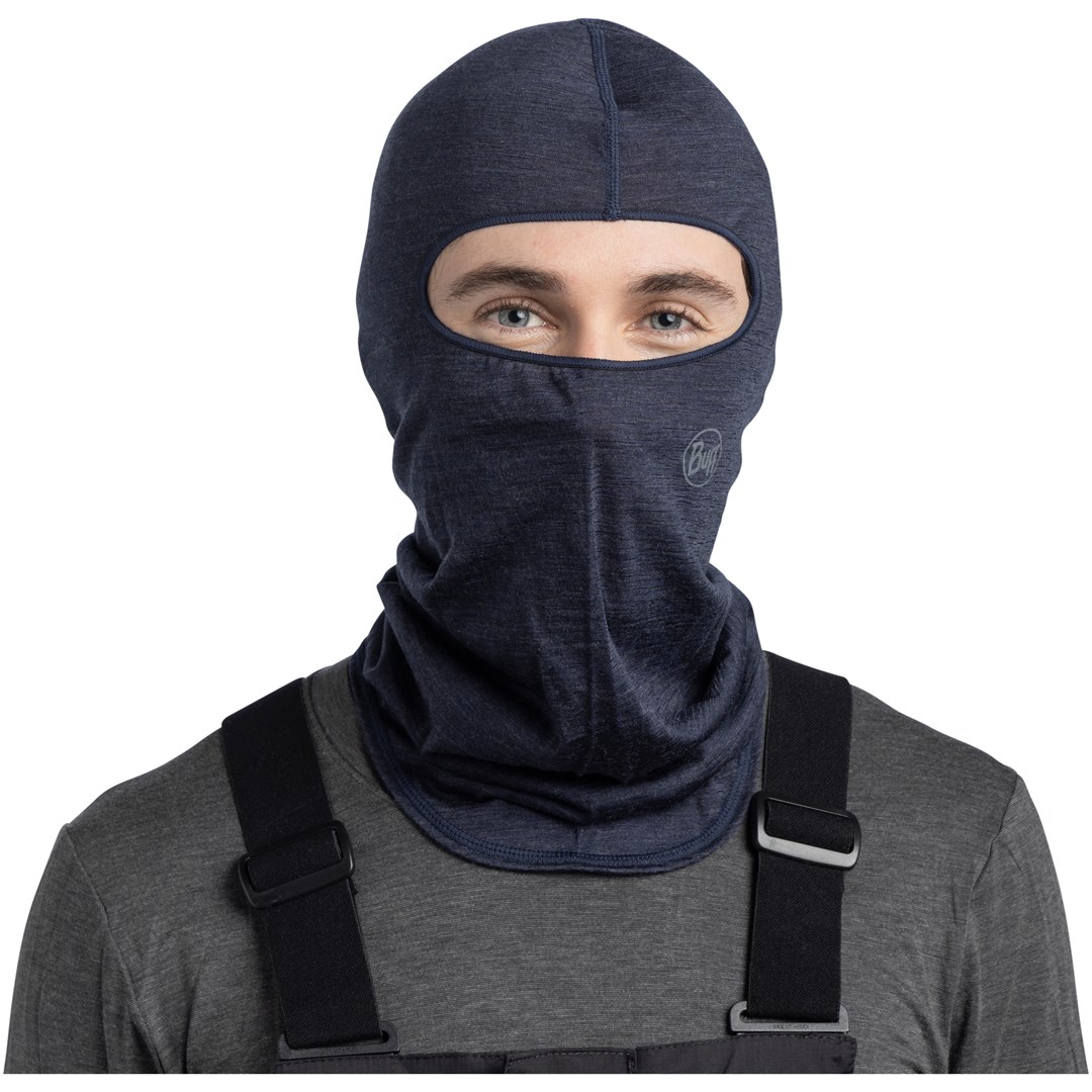 Kominiarka BUFF MERINO LIGHTWEIGHT BALACLAVA SOLID