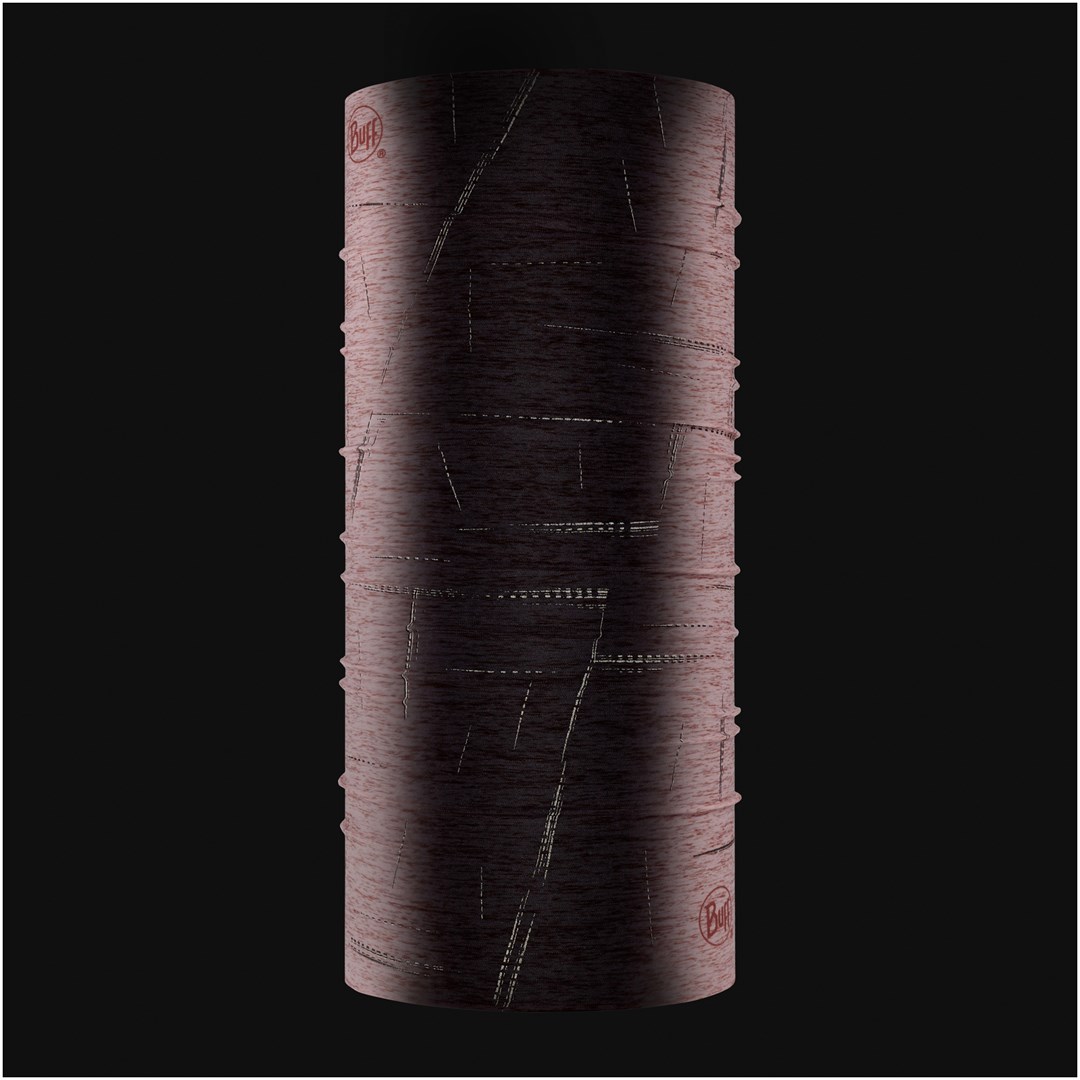 Bandana BUFF REFLECTIVE HTR ROSE PINK-ROSE