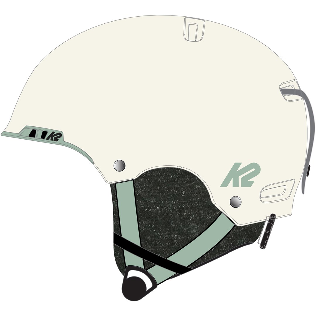 Kask damski K2 MERIDIAN white pearl