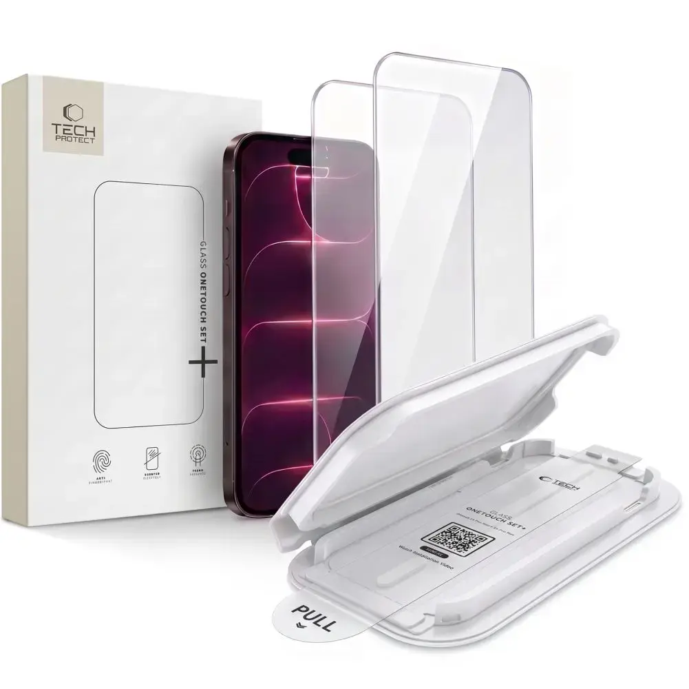 SZKŁO HARTOWANE TECH-PROTECT ONETOUCH SET+ 2-PACK