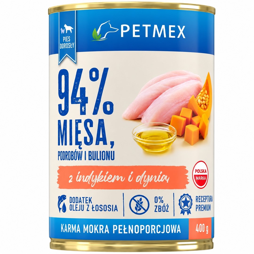 PETMEX with turkey and pumpkin -