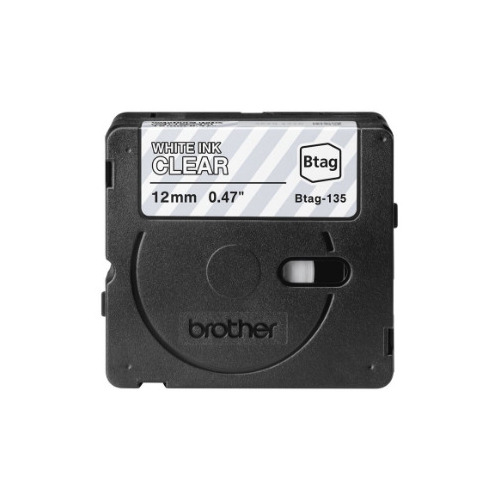 Brother BTAG-135 marķēšanas lenta Balts uz