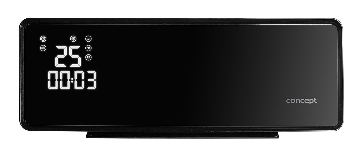 CONCEPT Wall ceramic heater QH4001 black