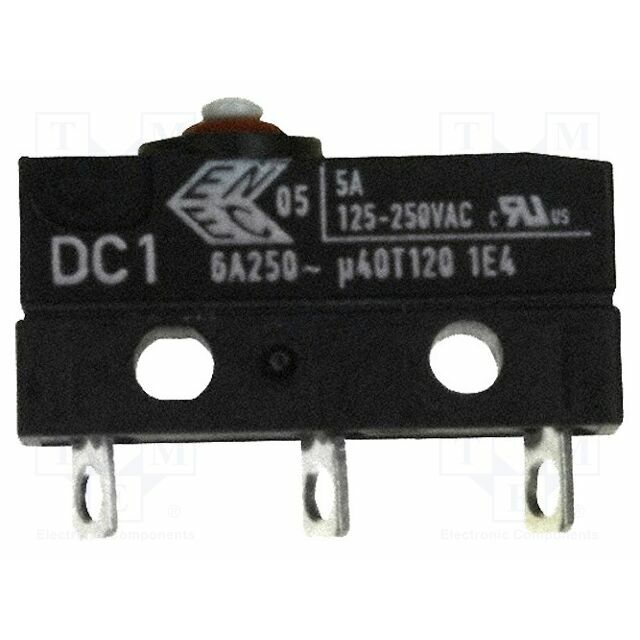 ZF Microswitch SNAP ACTION; 6A/12VDC; SPDT