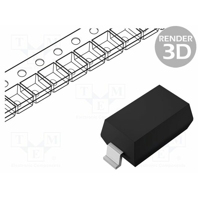 DIODES INCORPORATED Diode: Zener; 0.37W