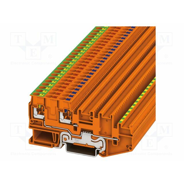 PHOENIX CONTACT Splice terminal: rail; for