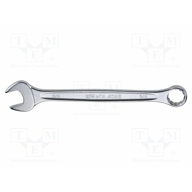 BETA Wrench: combination spanner; 3/8"; Overall