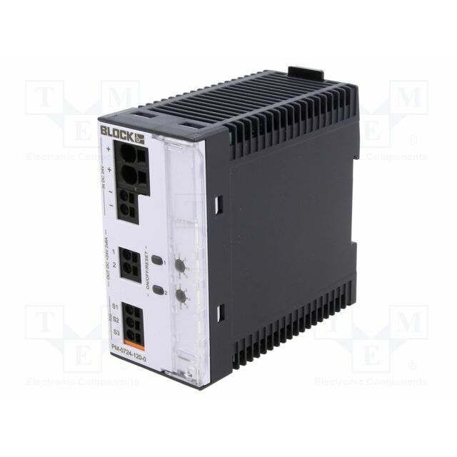 BLOCK Electronic circuit breaker; Uoper: 18÷30VDC