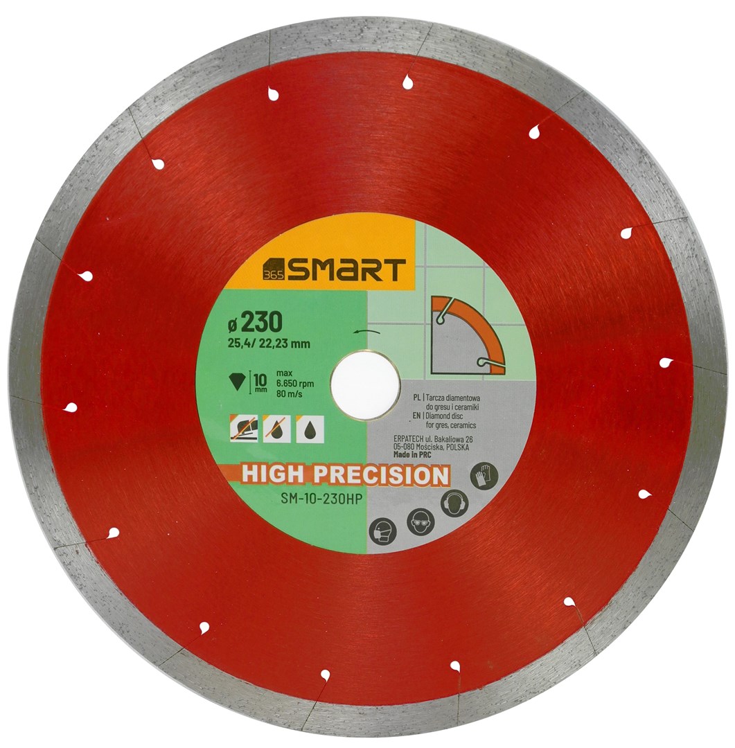 SMART365 HIGH PRECISION DIAMOND BLADE 230/10mm