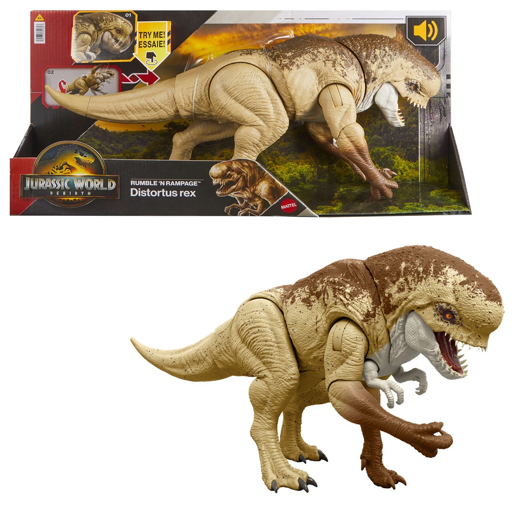 MATTEL Jurassic World Rebirth Distortus Rex
