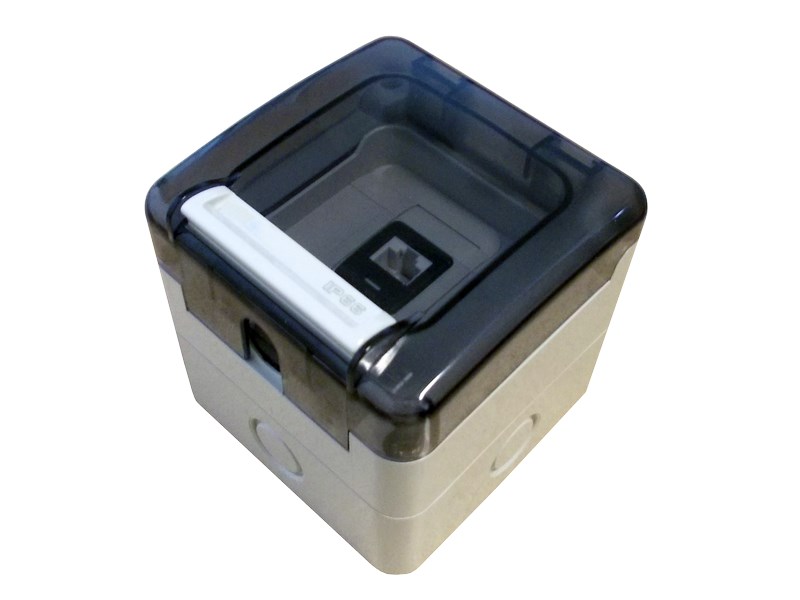 Gniazdo hermetyczne, szczelne 1x RJ45, IP66