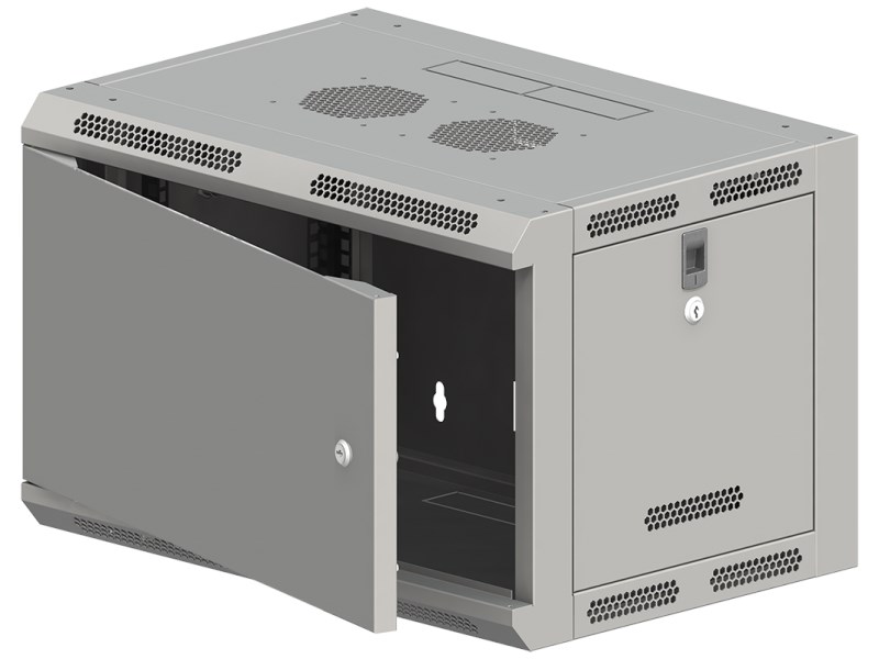 Szafa wisząca 19" 6U 600x500, niedzielona