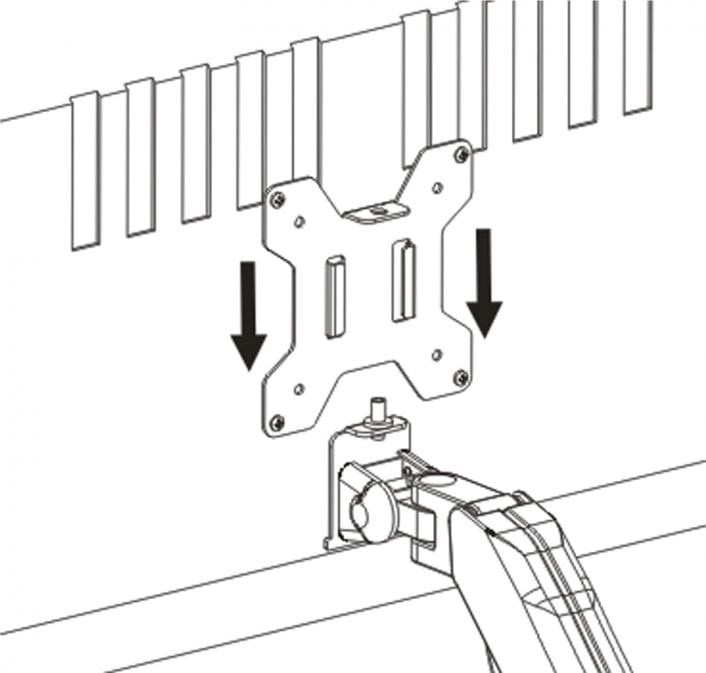 HOLDER FOR 1 LED/LCD MONITOR 13-27"
