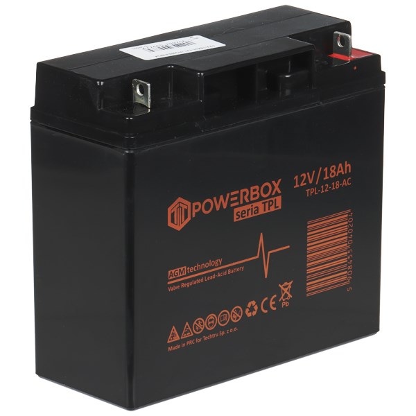 NO NAME Battery 12V/18AH-TPL/Powerbox | 12V/18AH-TPL/POWERBOX