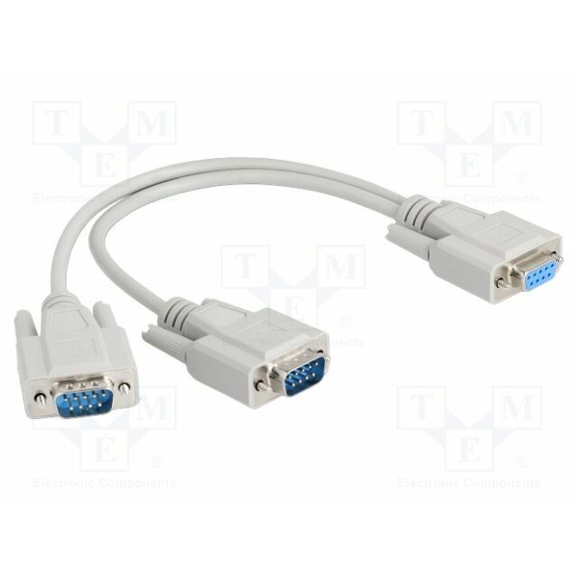 Splitter; D-Sub 9pin socket,D-Sub 9pin