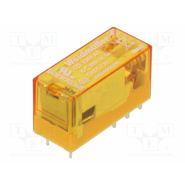 WEIDMÜLLER Relay: electromagnetic; Ucoil: 230VAC; DPDT