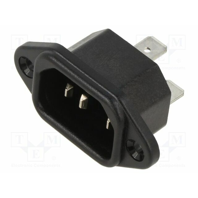 K+B Connector: AC supply; socket; male
