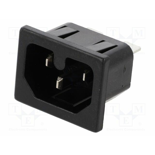 K+B Connector: AC supply; socket; male