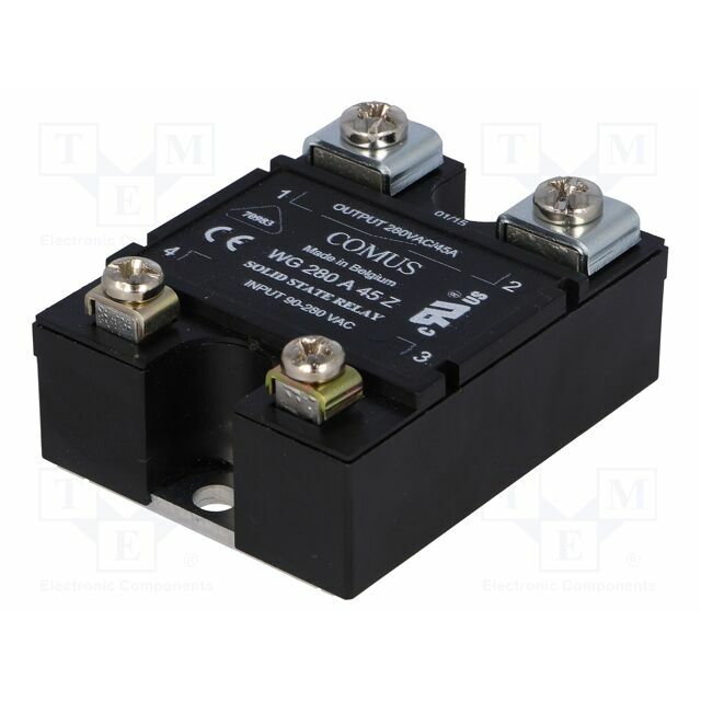 COMUS Relay: solid state; Ucntrl: 90÷280VAC