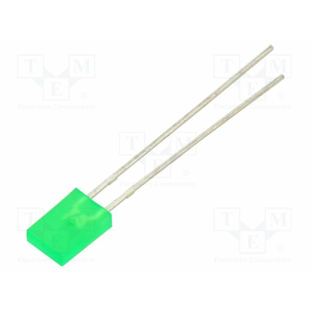 LITEON LED; green; rectangular; 5x2x7.5mm