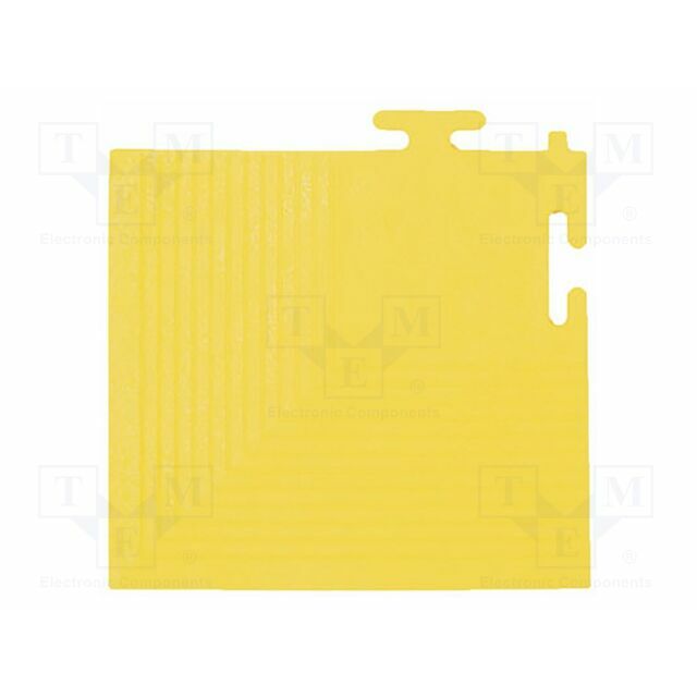 STATICTEC Mat: floor; antislip; yellow; L: