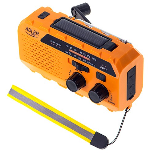 Adler AD 1197 Pārnēsājams radio-lukturis ar