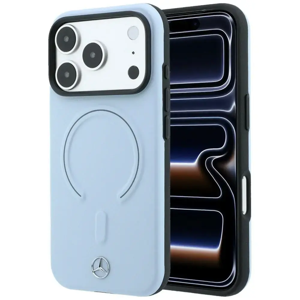 Case Mercedes Leather 3D MagSafe for