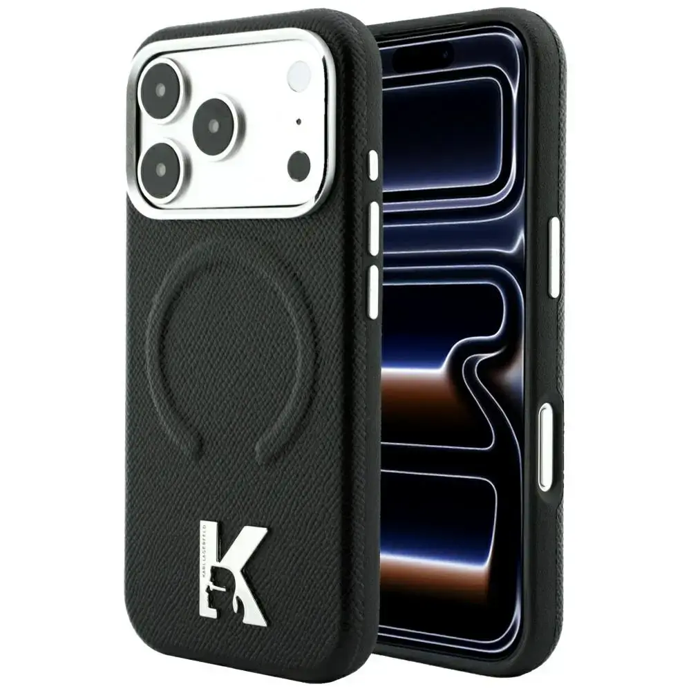 Case Karl Lagerfeld Grained Elongated Logo