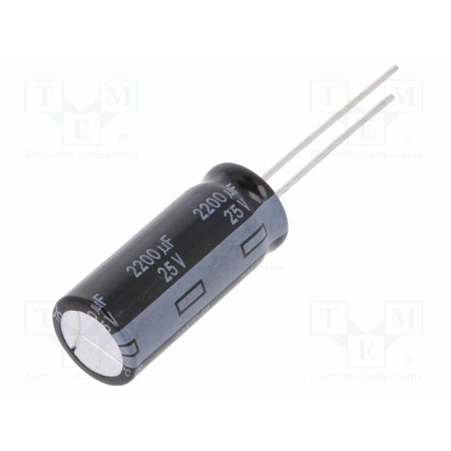 PANASONIC Capacitor: electrolytic; low ESR; THT