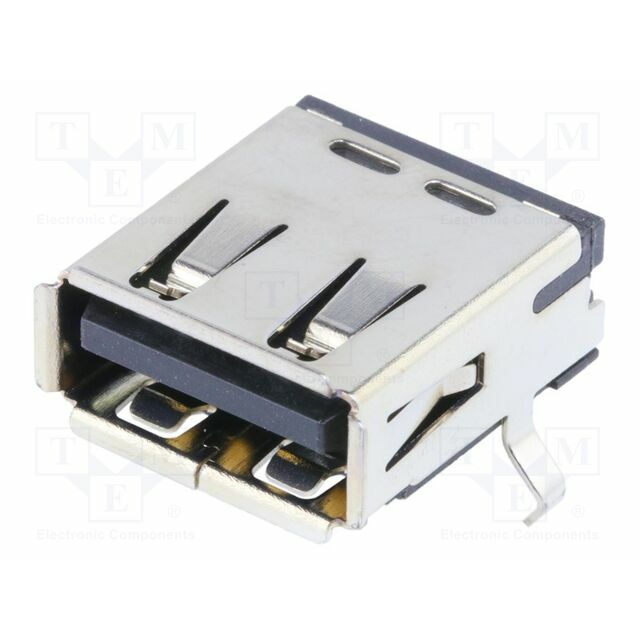 MOLEX Connector: USB A; socket; on