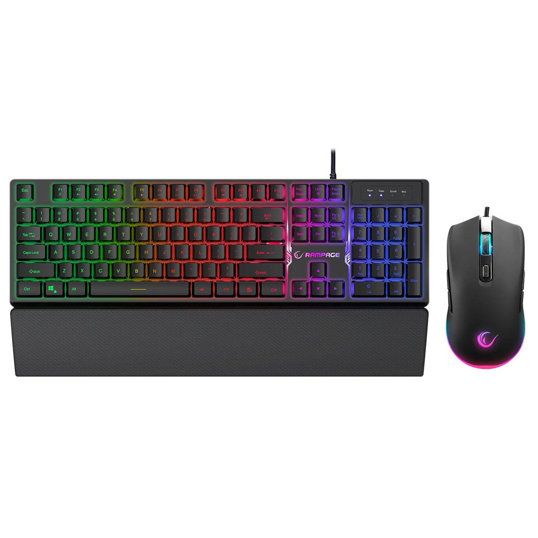 Rampage Fortuna Gaming Keyboard, Mouse &
