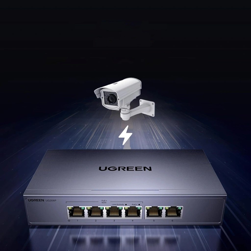 Ugreen 6-Port Gigabit Ethernet Switch with