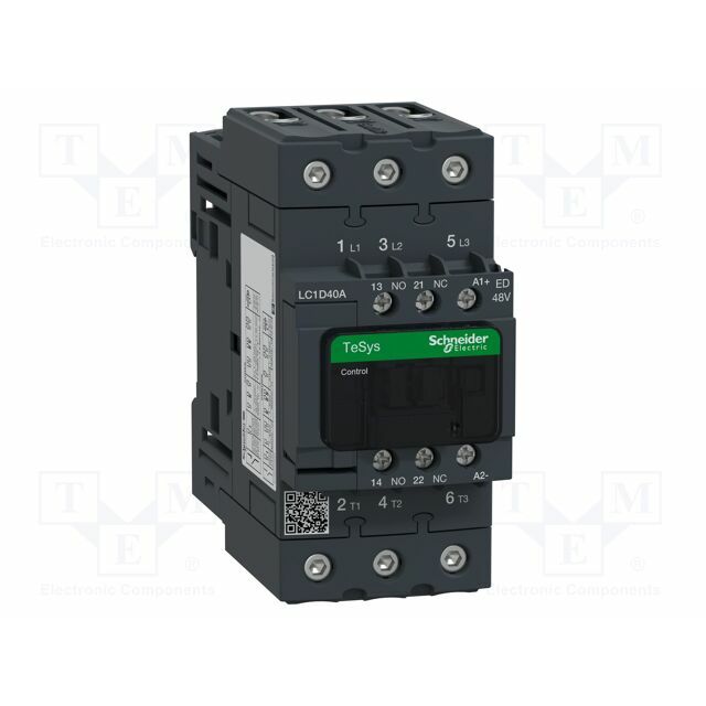 SCHNEIDER ELECTRIC Contactor: 3-pole; NO x3