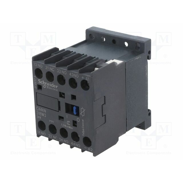 SCHNEIDER ELECTRIC Contactor: 4-pole; NC +