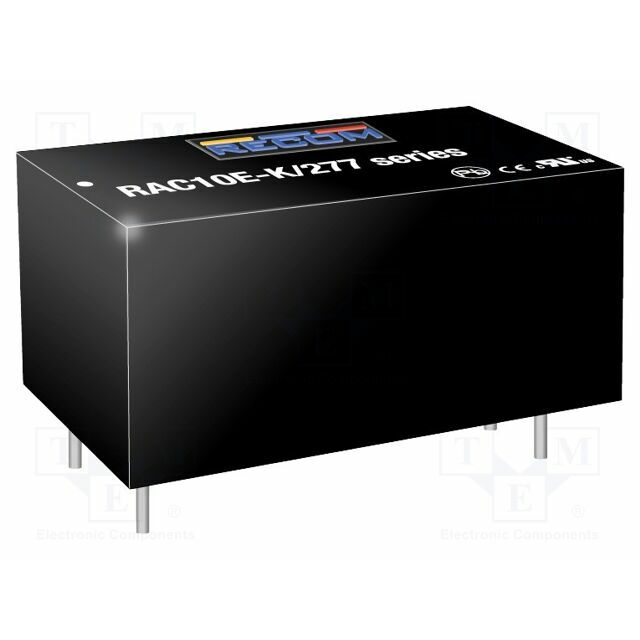 RECOM Converter: AC/DC; 10W; Uin: 85÷305VAC