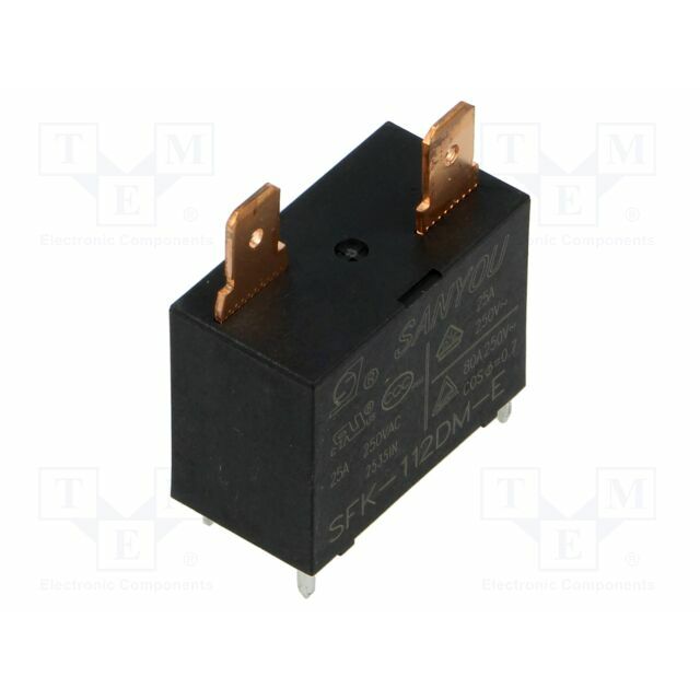 SANYOU Relay: miniature; Ucoil: 12VDC; SPST-NO