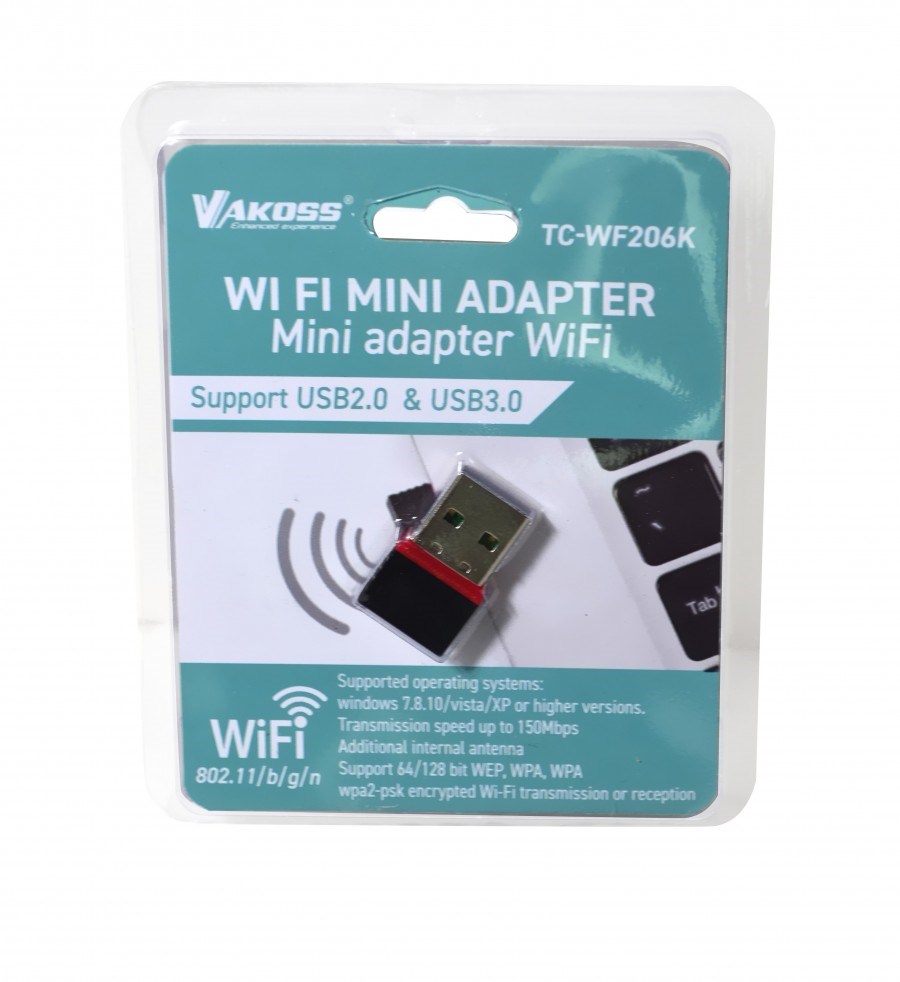 Vakoss TC-WF206K USB WLAN (Wi-Fi) Network