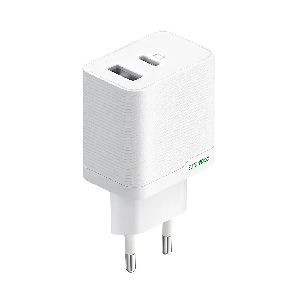 OPPO SUPERVOOC 45W Dual-Port Charger, OSAB4CB4AE