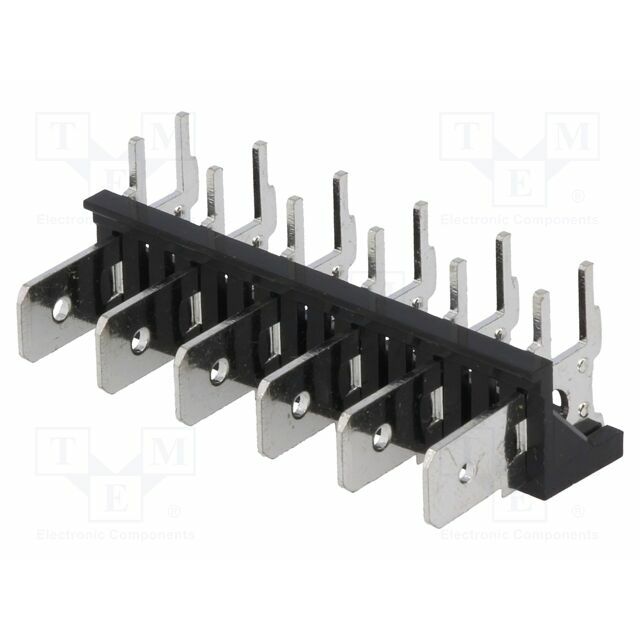 XINYA Terminal: spade terminal strip; 6
