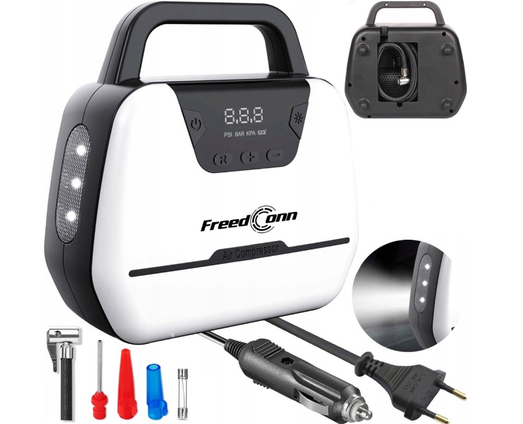 FreedConn ATJ1866 12V/230V LED LCD car
