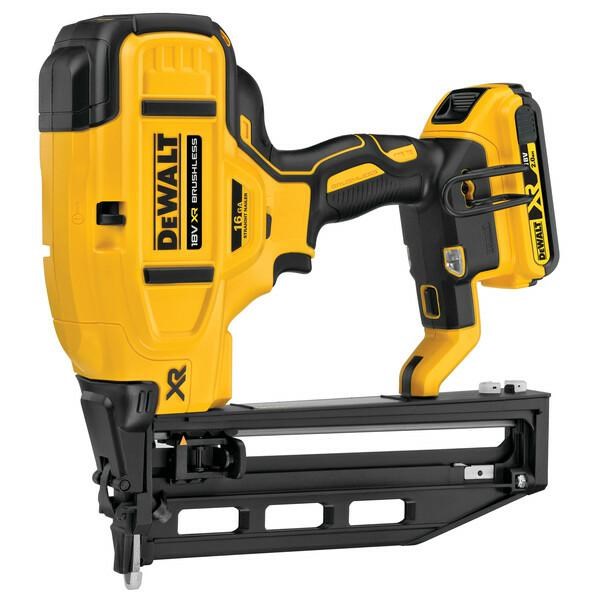 DEWALT 18V XR Nailer 16GA 2x2Ah