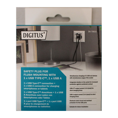 SALE OUT. DIGITUS Safety Plug for