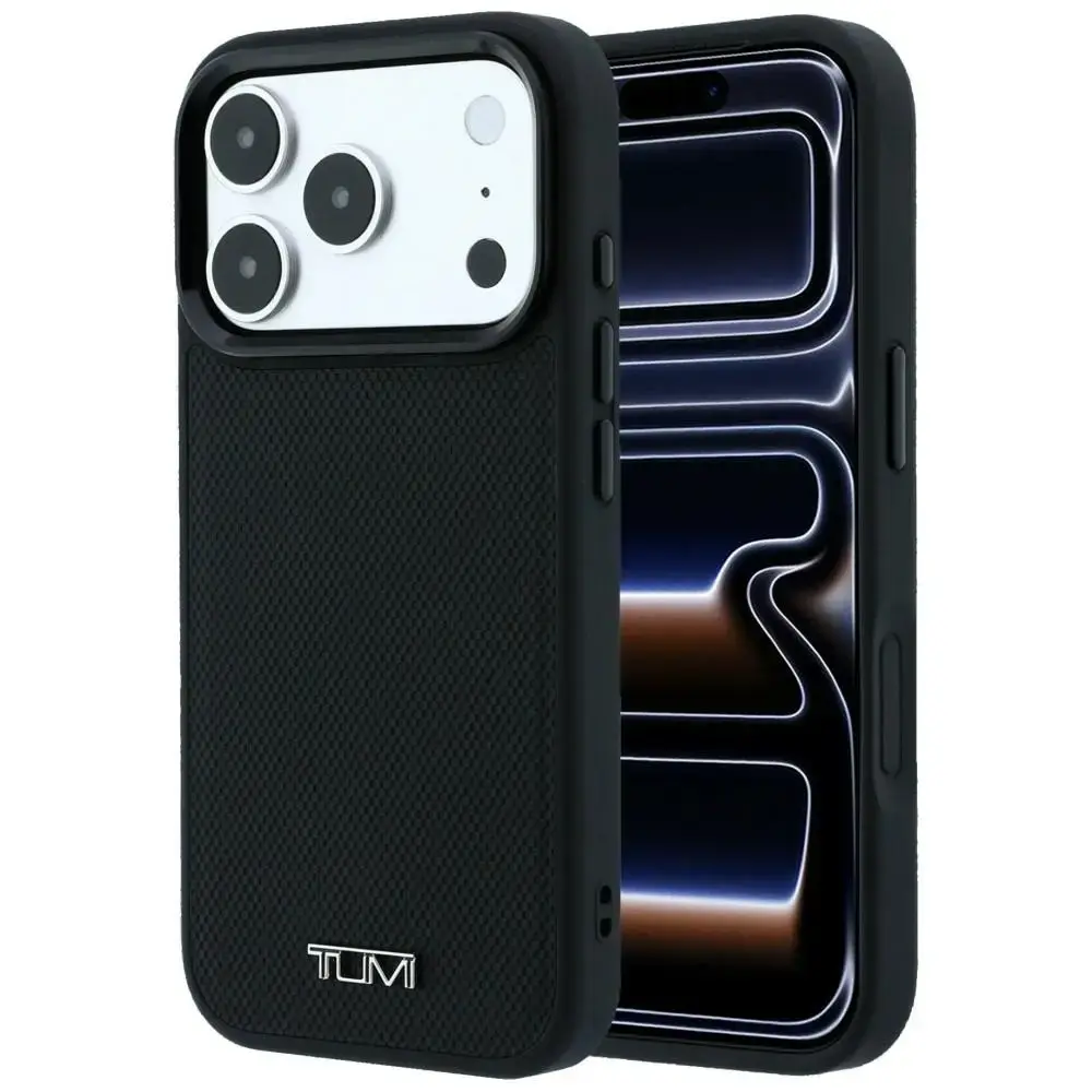 Tumi Leather Ballistic Pattern MagSafe Case