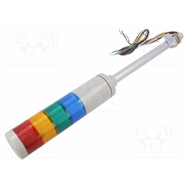 QLIGHT Signalling column; red/amber/green/blue; LED; 12VDC