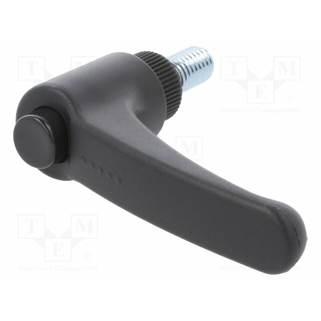 ELESA+GANTER Lever; adjustable; Thread len: 30mm