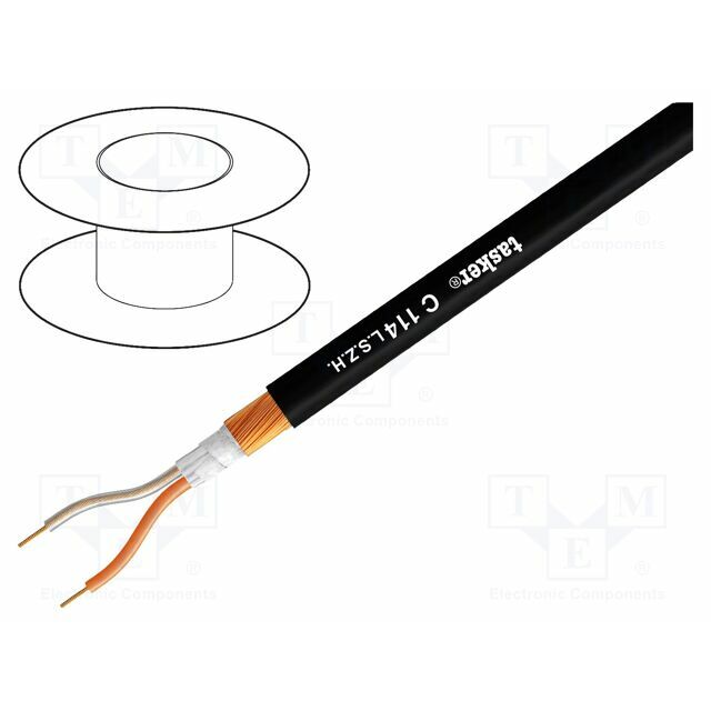 TASKER Wire: microphone cable; 2x0.25mm2